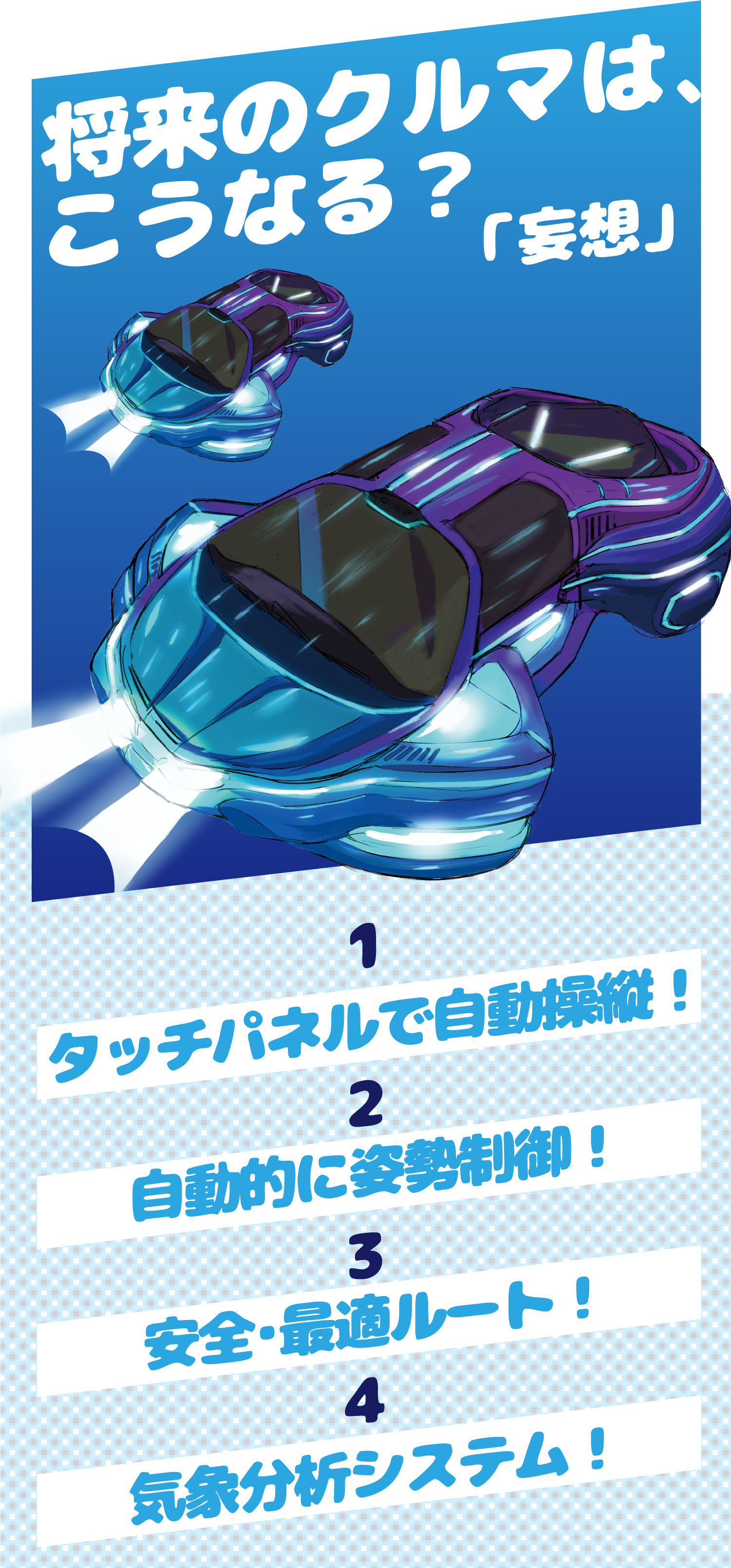 将来の車はこうなる？